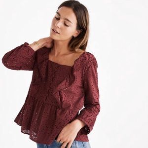 Madewell Eyelet Top